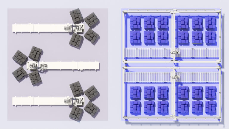 Gantry vs. 6-Axis Robots for Palletizing: How Workspace Geometry Affects Throughput, Uptime, and Floor Space