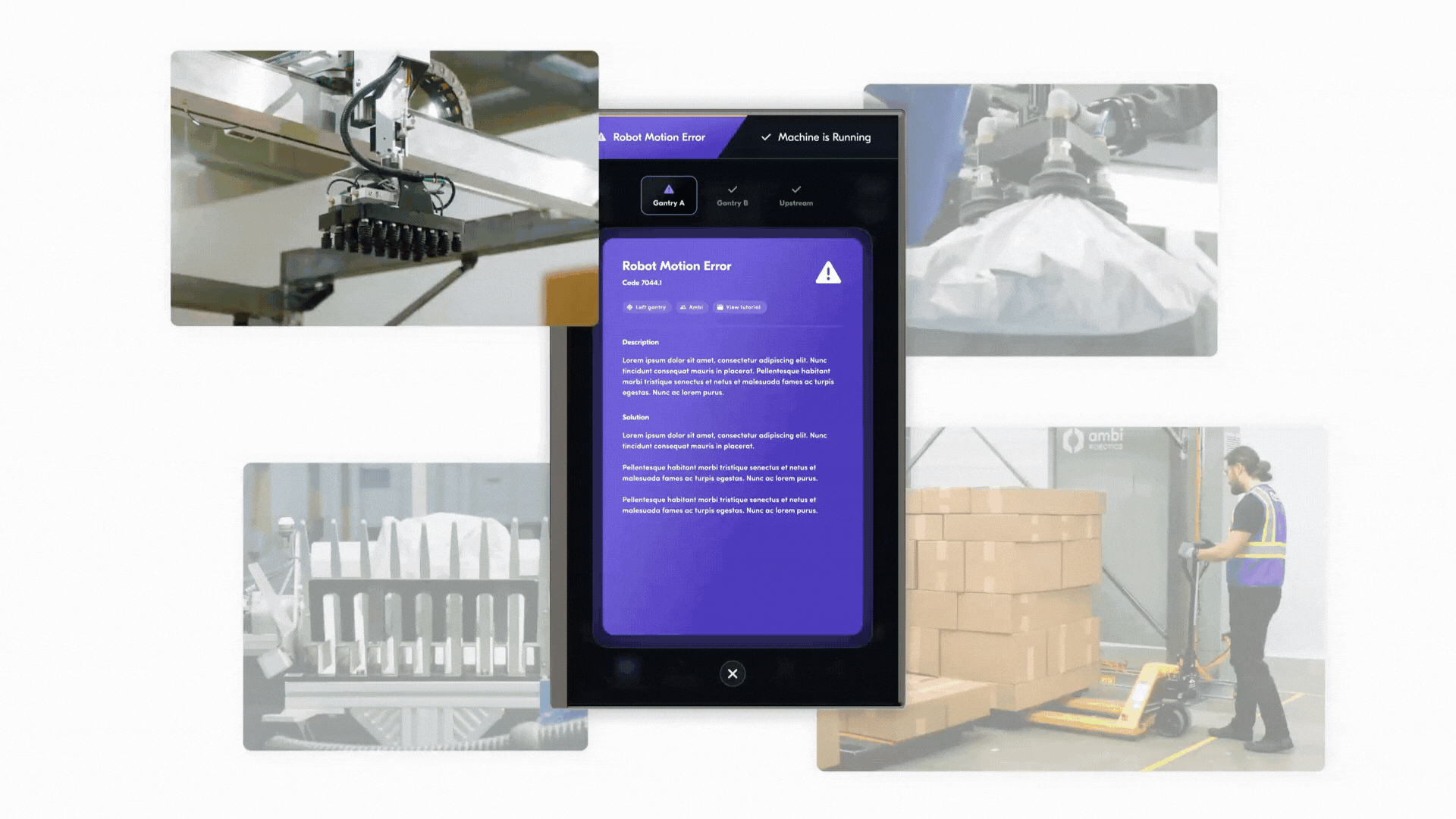 Alerts and Notifications on the Ambi HMI, powered by AmbiOS