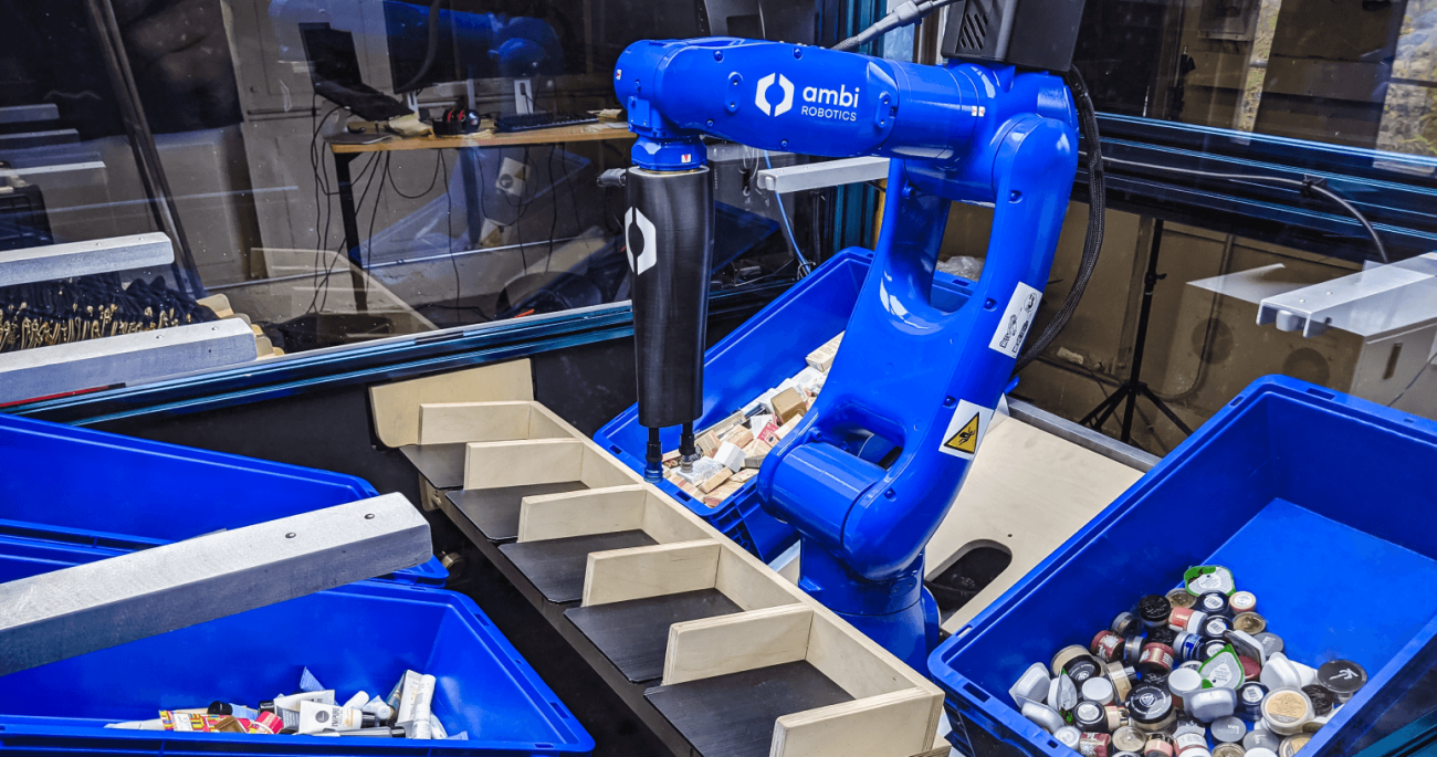 AmbiKit smart robot arm picking various sized objects