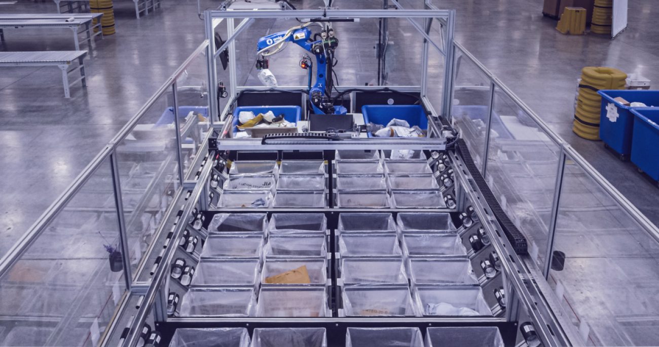 AmbiSort pick and pack parcel sorting robotic system