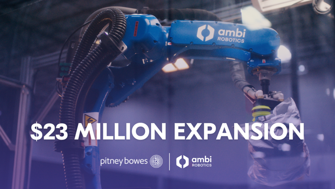 AmbiSort system piece-picking and sorting for Pitney Bowes